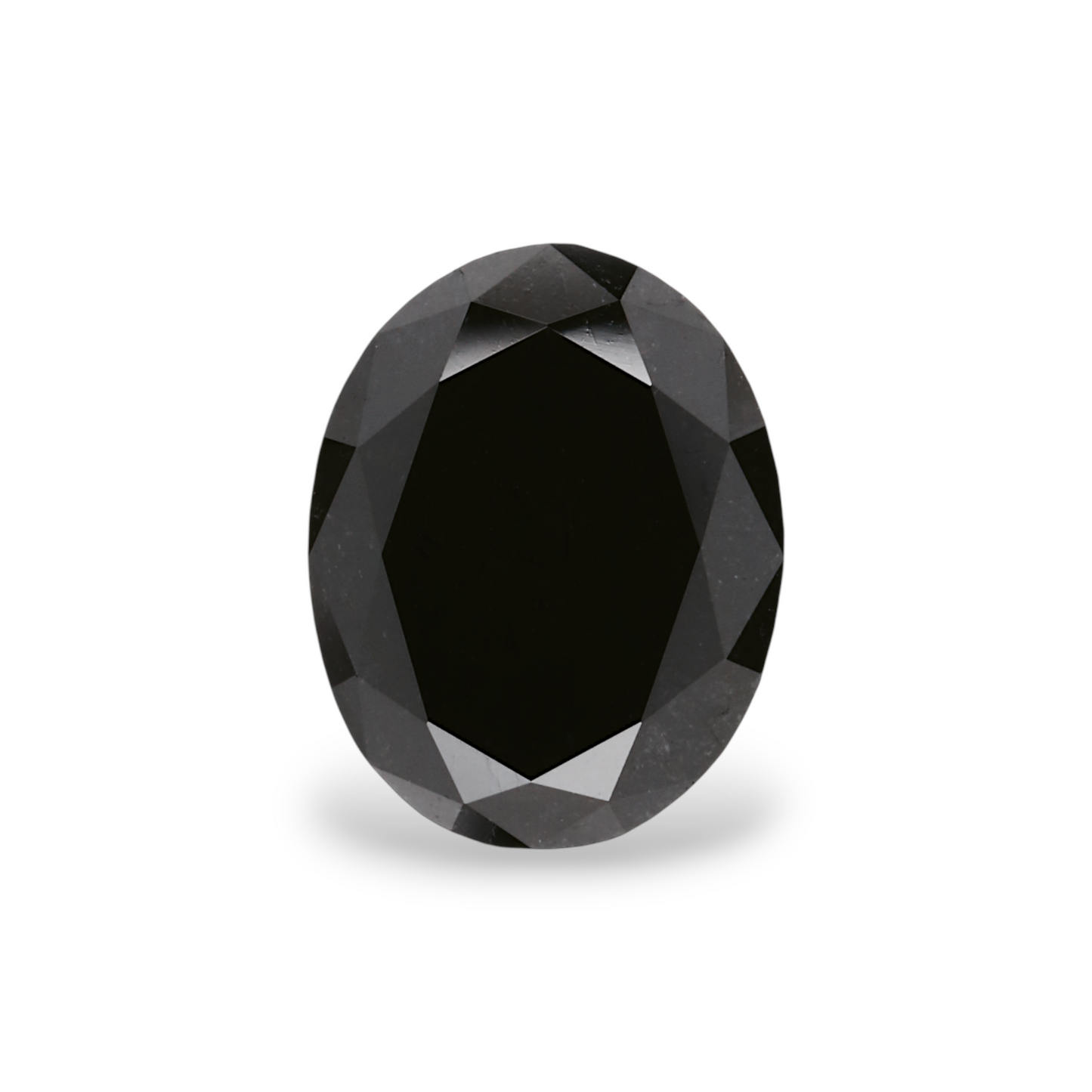 1,77 Karat natürlicher schwarzer ovaler Diamant, GIA-zertifiziert