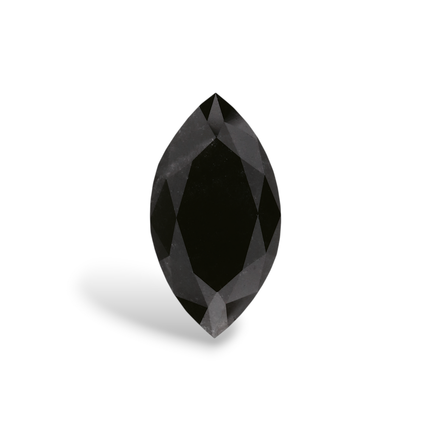 1,47 Karat natürlicher schwarzer Marquise-Diamant, GIA-zertifiziert