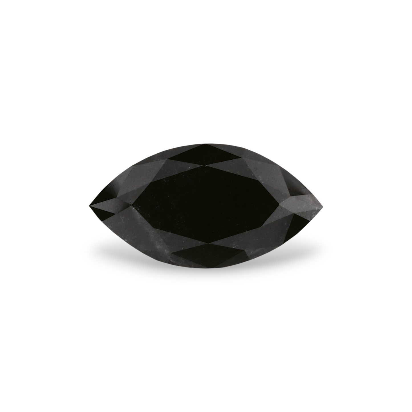 1,47 Karat natürlicher schwarzer Marquise-Diamant, GIA-zertifiziert