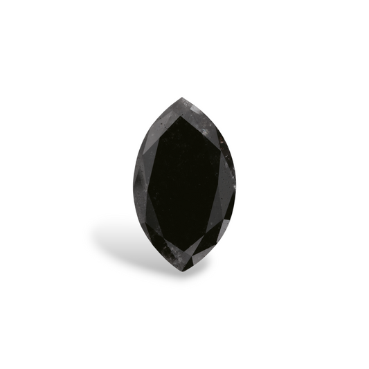 4,29 Karat natürlicher schwarzer Marquise-Diamant, GIA-zertifiziert