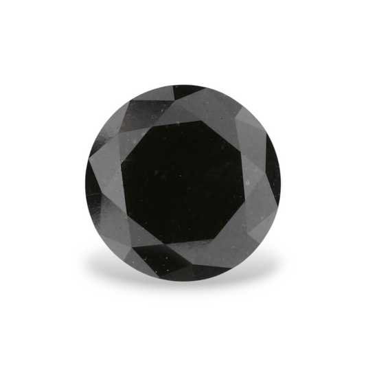2,25 Karat natürlicher schwarzer runder Diamant (GIA)