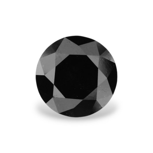 1,81 Karat Natürlicher Schwarzer Runder Diamant GIA