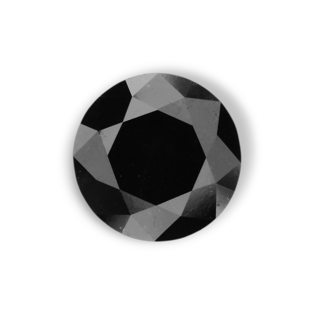 1,81 Karat Natürlicher Schwarzer Runder Diamant GIA