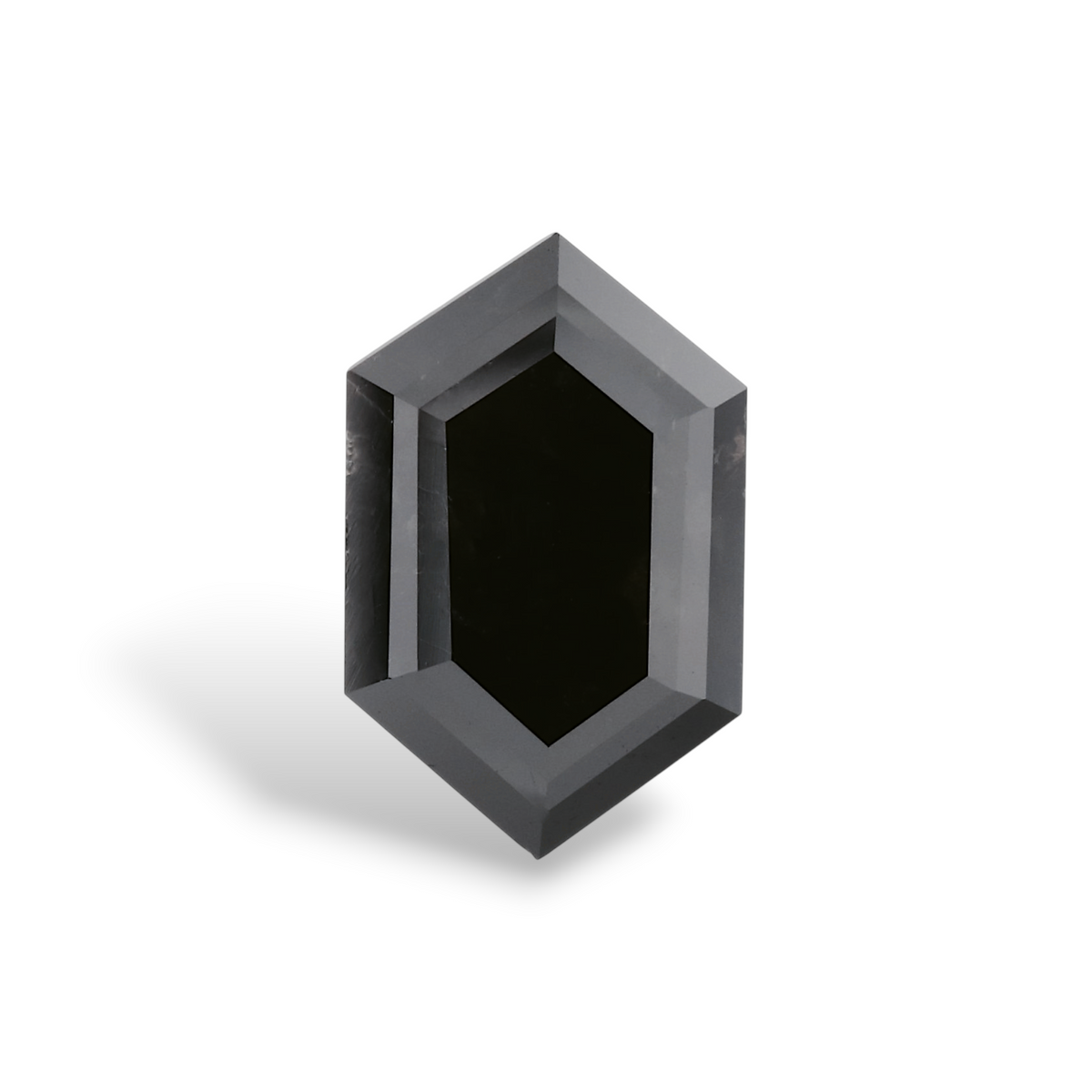 Hexagonaler Diamant | 4,64 ct | Fancy Black | GIA | Ref S455920