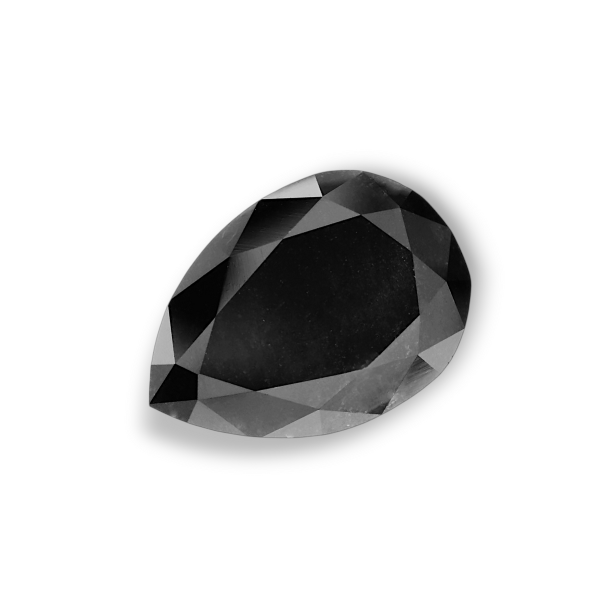 Birnenförmiger Diamant | 3,46 ct | Fancy Black | GIA | Ref. S298792