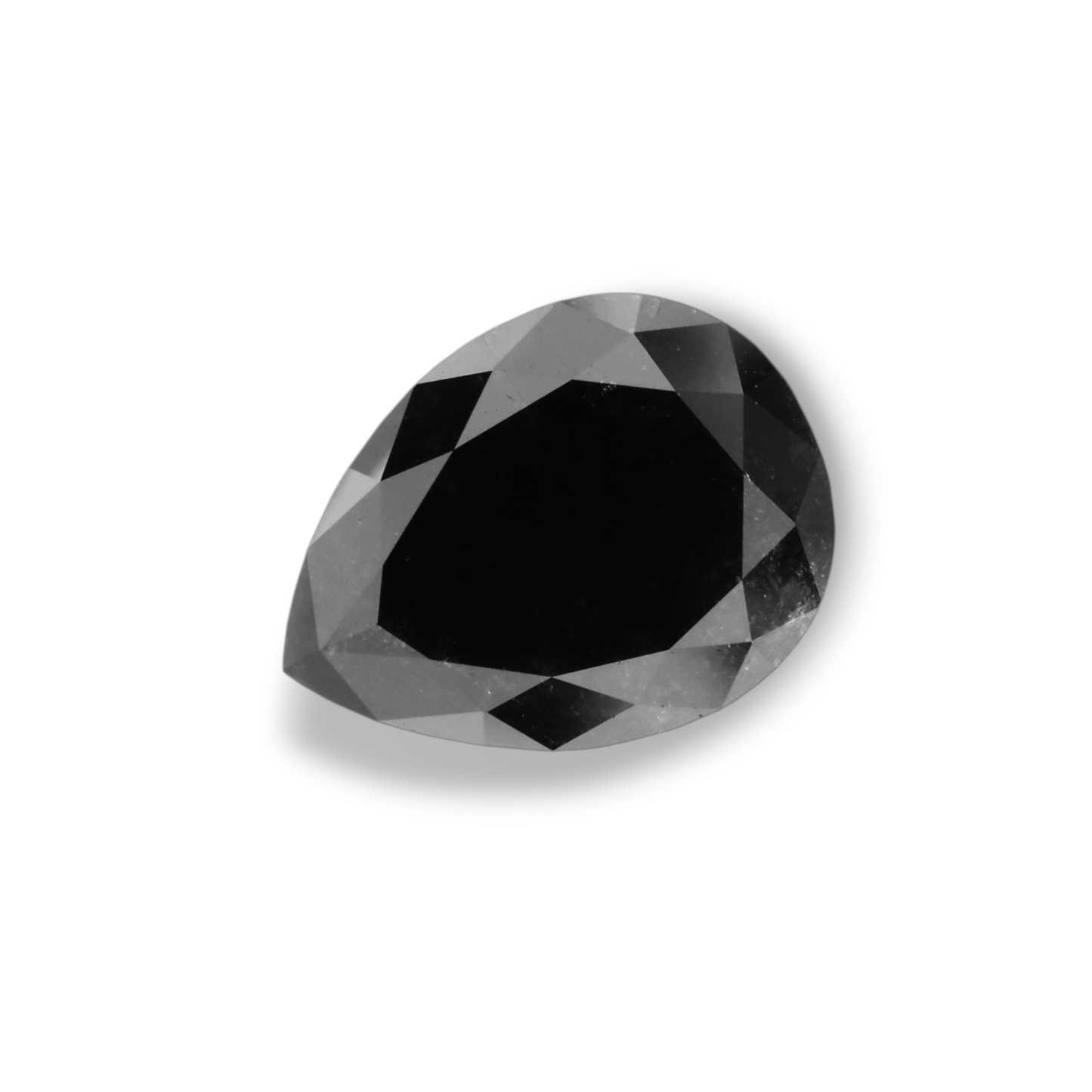 2,36 Karat natürlicher schwarzer Birnendiamant (GIA-geprüft)