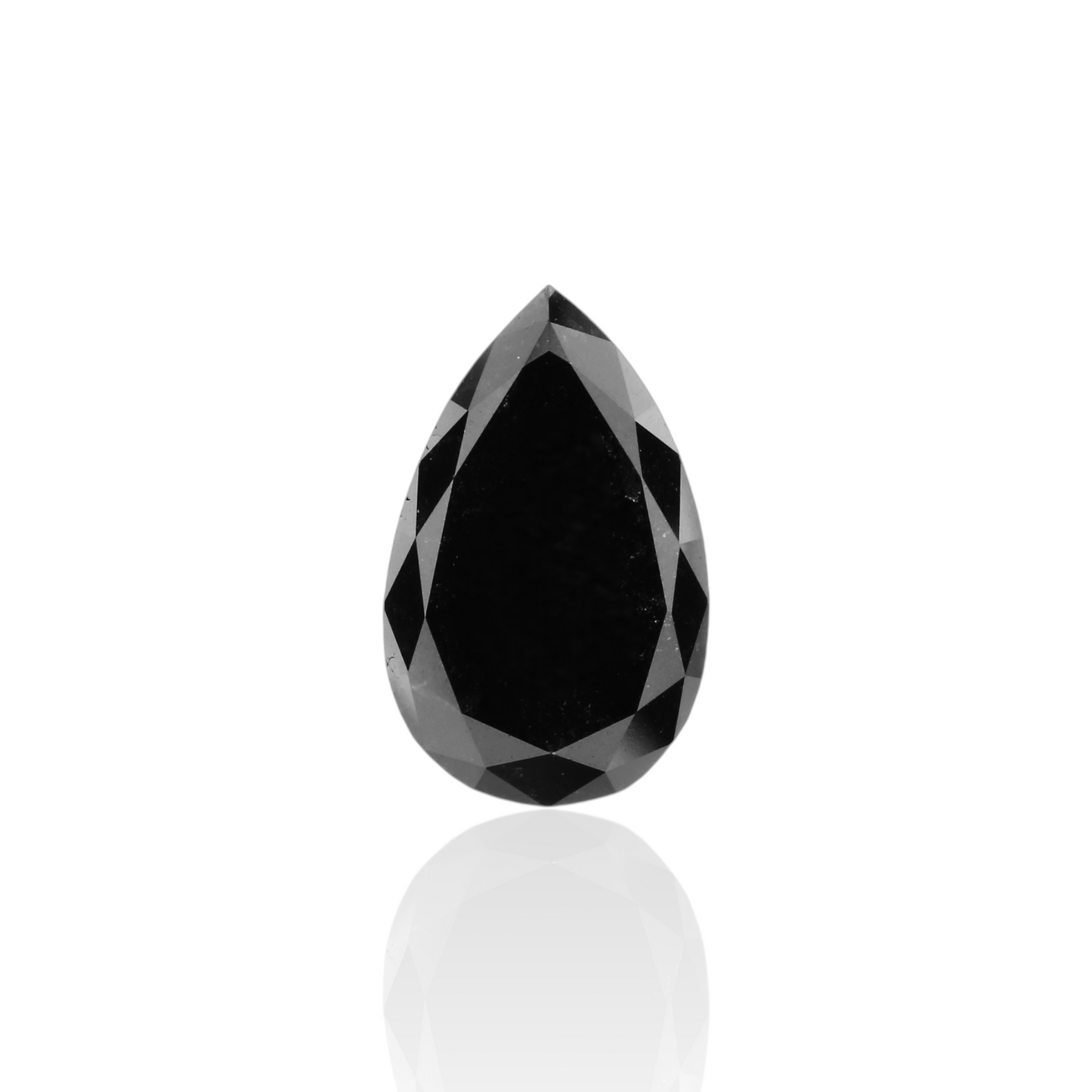 1,51 Karat natürlicher schwarzer Birnendiamant (GIA-geprüft)