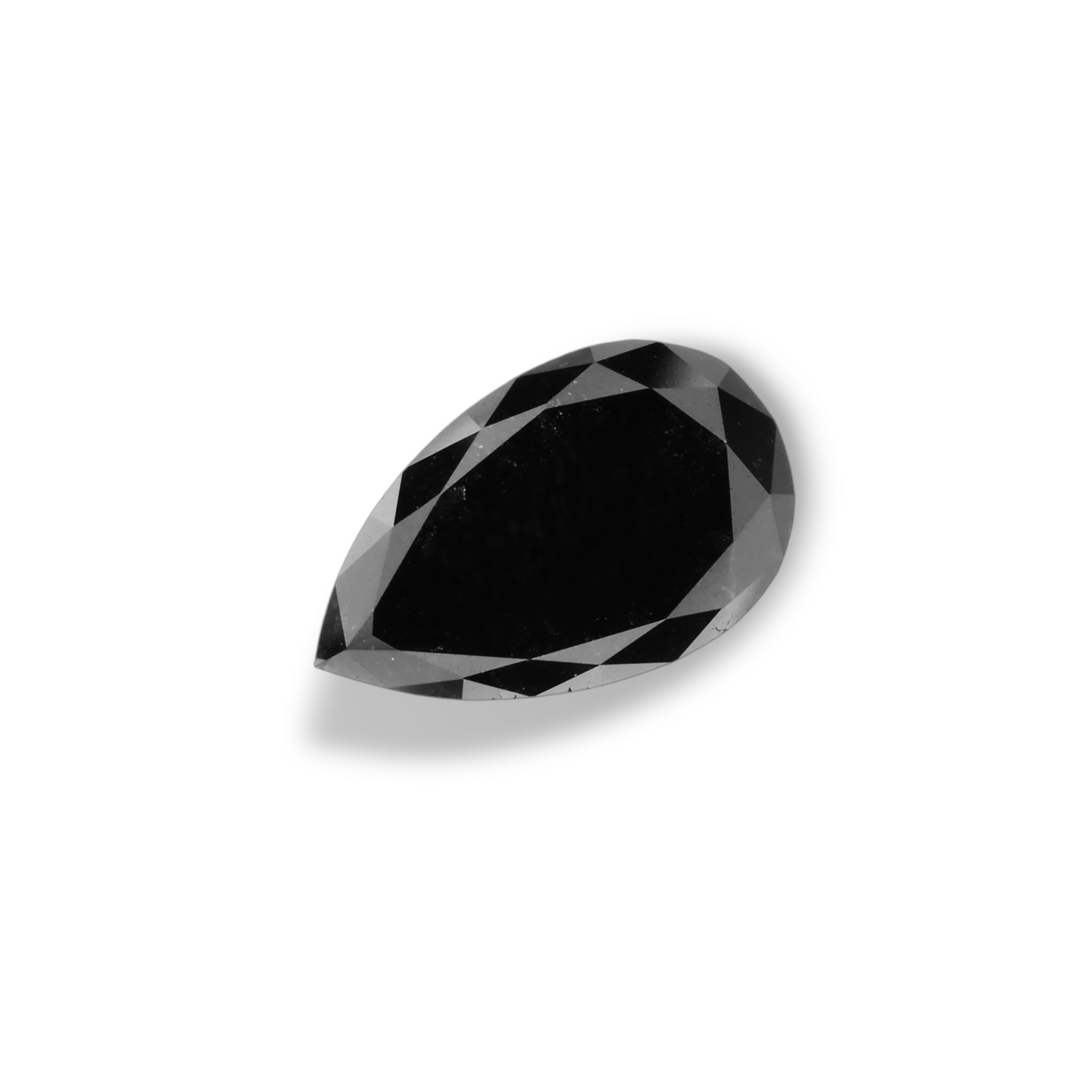 1,51 Karat natürlicher schwarzer Birnendiamant (GIA-geprüft)