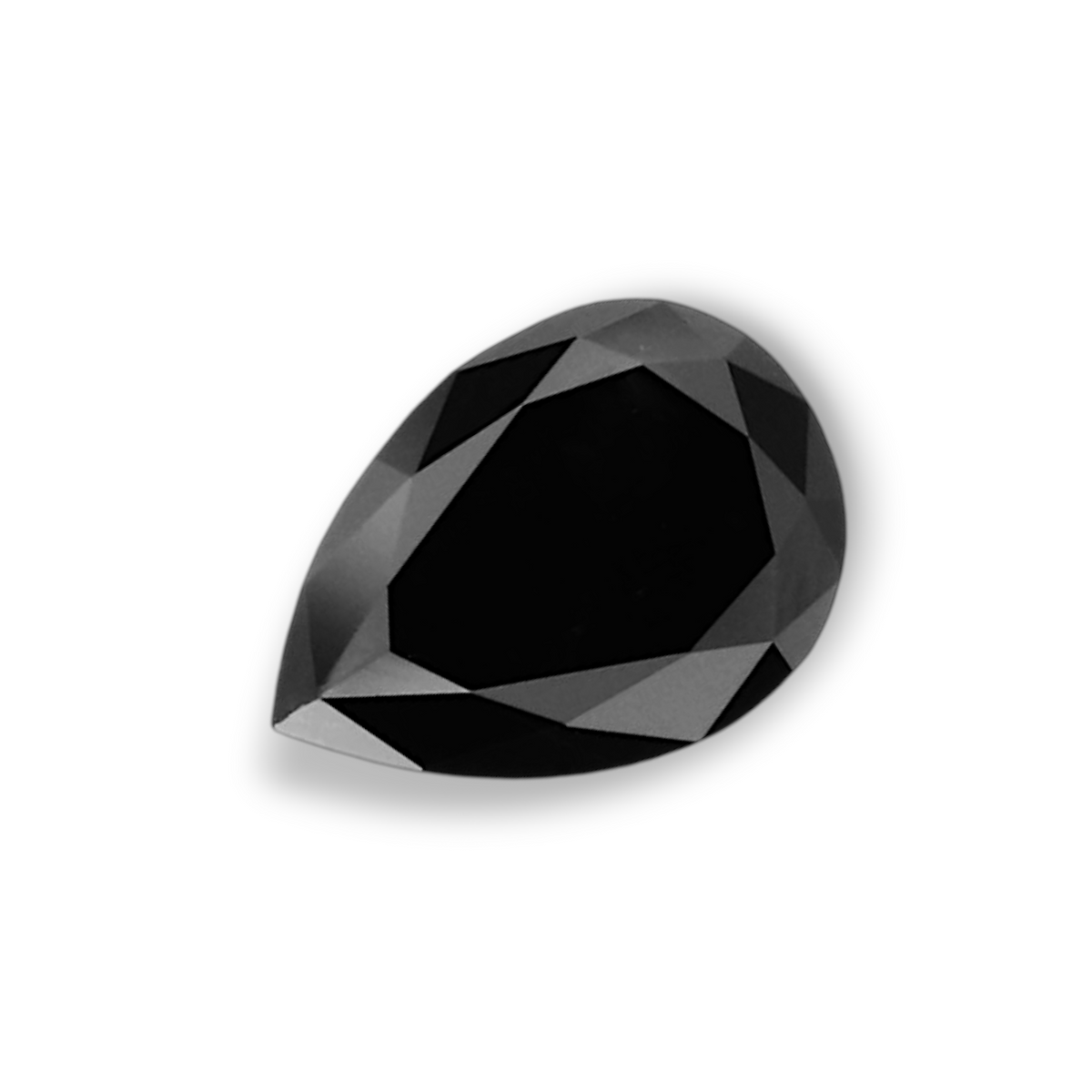 Birnenförmiger Diamant | 0,6 ct | Fancy Black | GIA | Ref. S226474