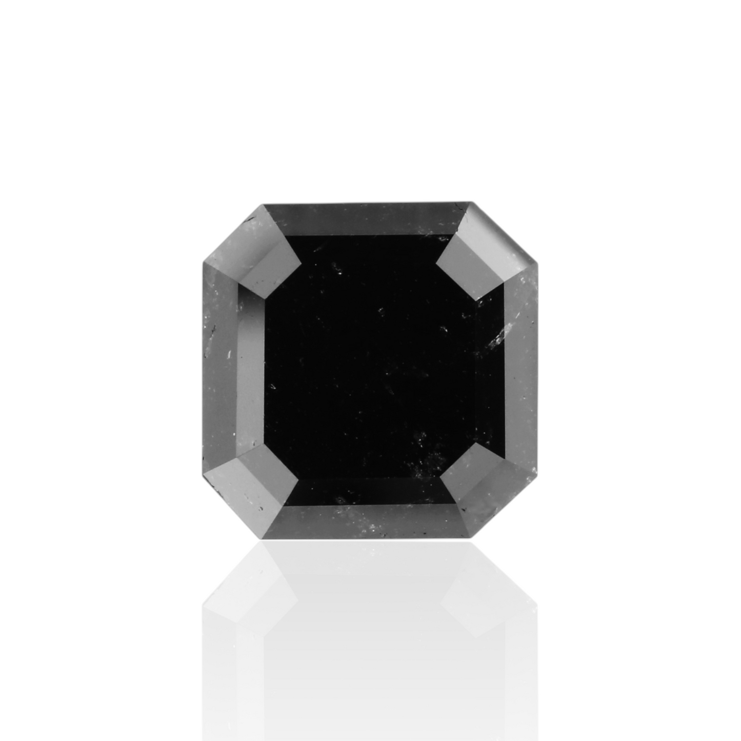 3,31 Karat Natürlicher Schwarzer Smaragd-Diamant GIA