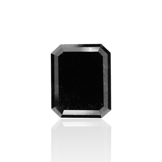 2,21 Karat natürlicher schwarzer Smaragd-Diamant (GIA)