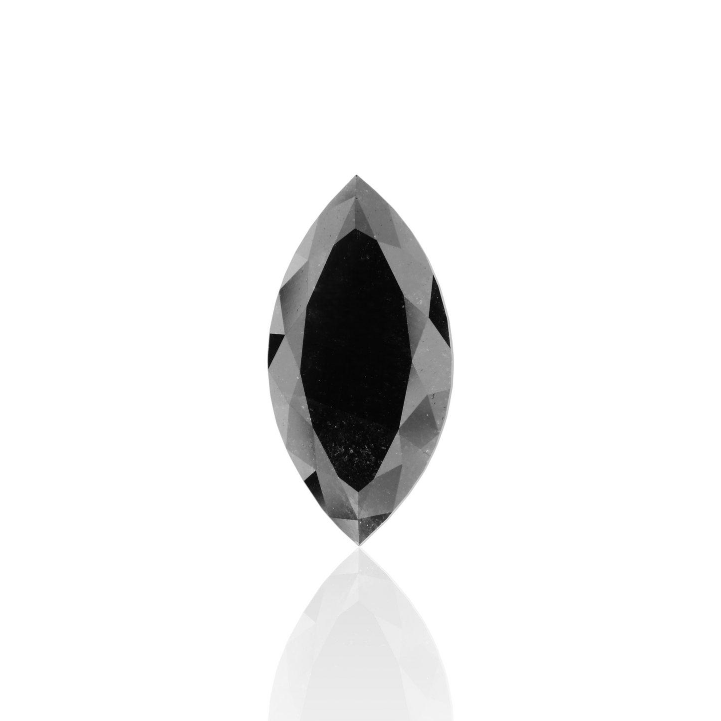 3,62 Karat natürlicher schwarzer Marquise-Diamant, GIA-zertifiziert