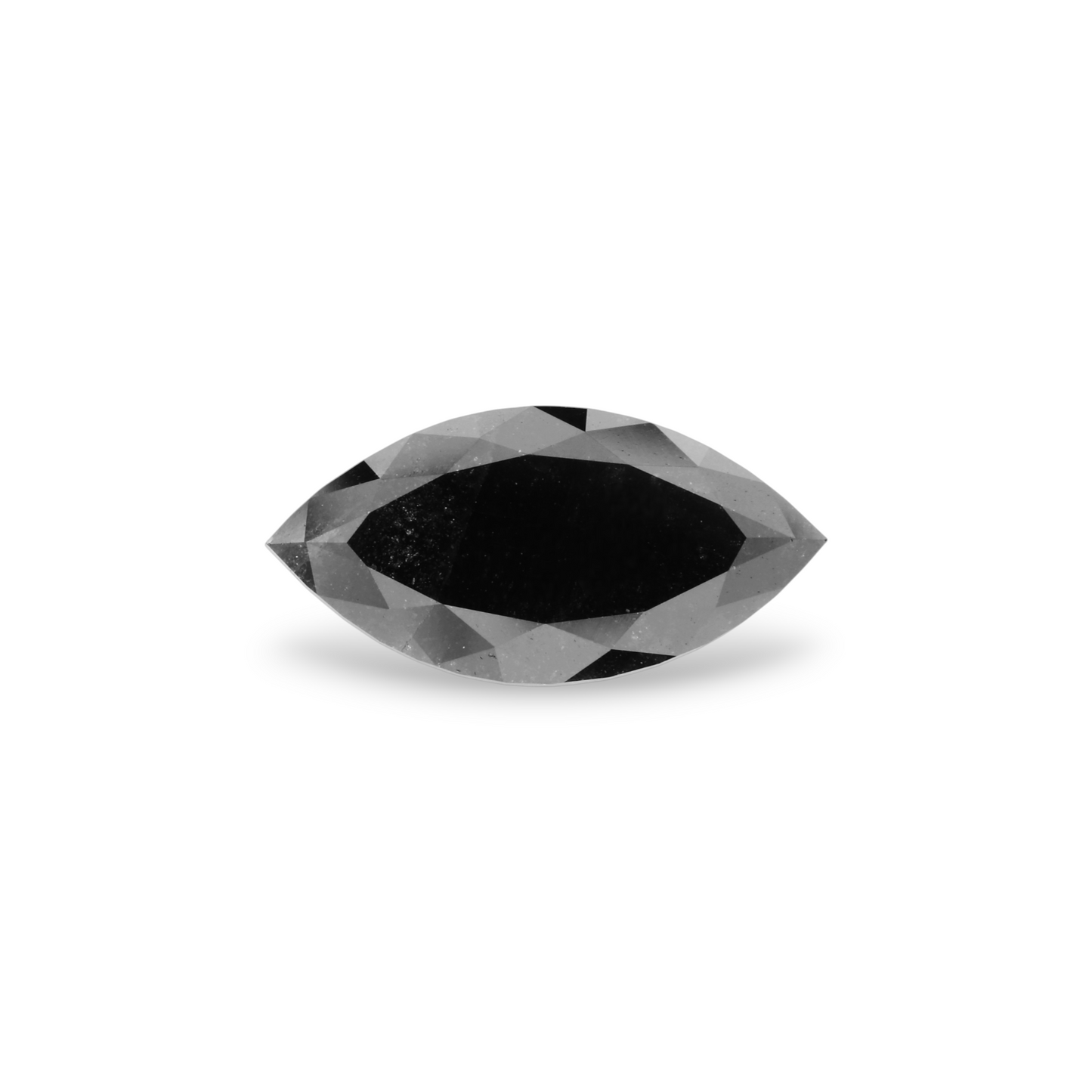 3,62 Karat natürlicher schwarzer Marquise-Diamant, GIA-zertifiziert