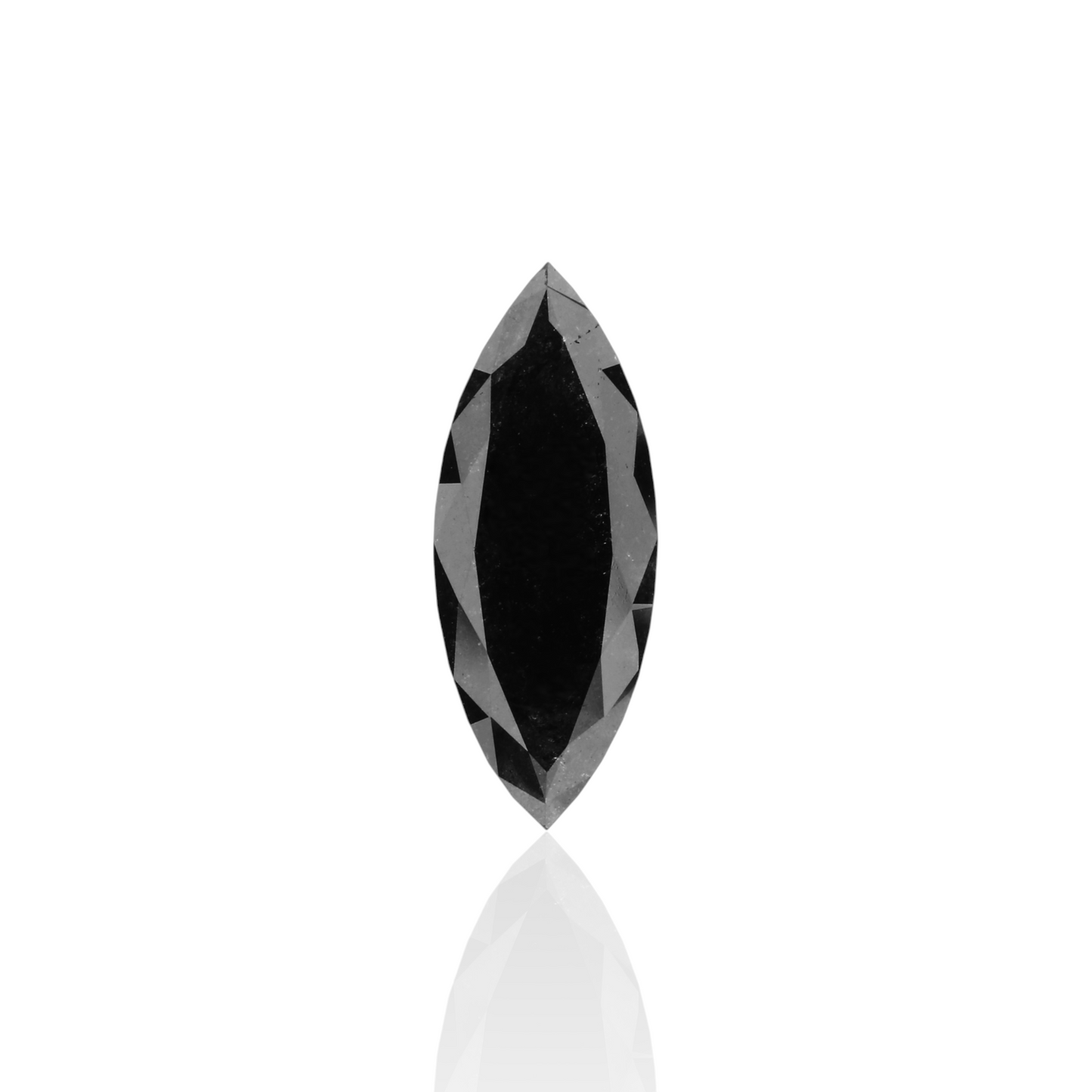 1,45 Karat natürlicher schwarzer Marquise-Diamant, GIA-zertifiziert
