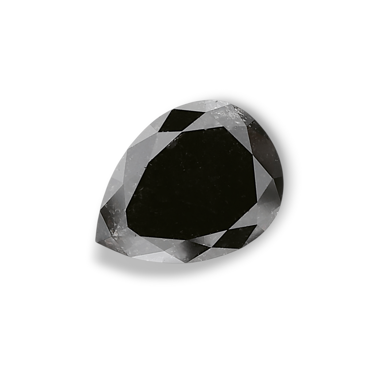Birnenförmiger Diamant | 3,49 ct | Fancy Black | GIA | Ref. S717406