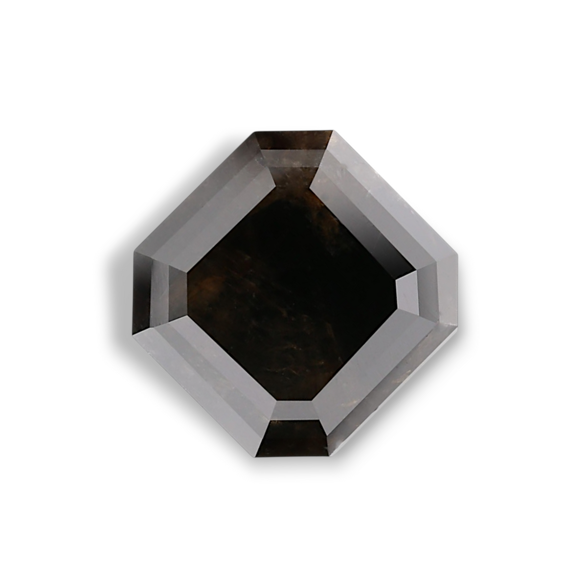 Quadratischer Smaragd-Diamant | 3,1 ct | Fancy Black | GIA | Ref. S868483
