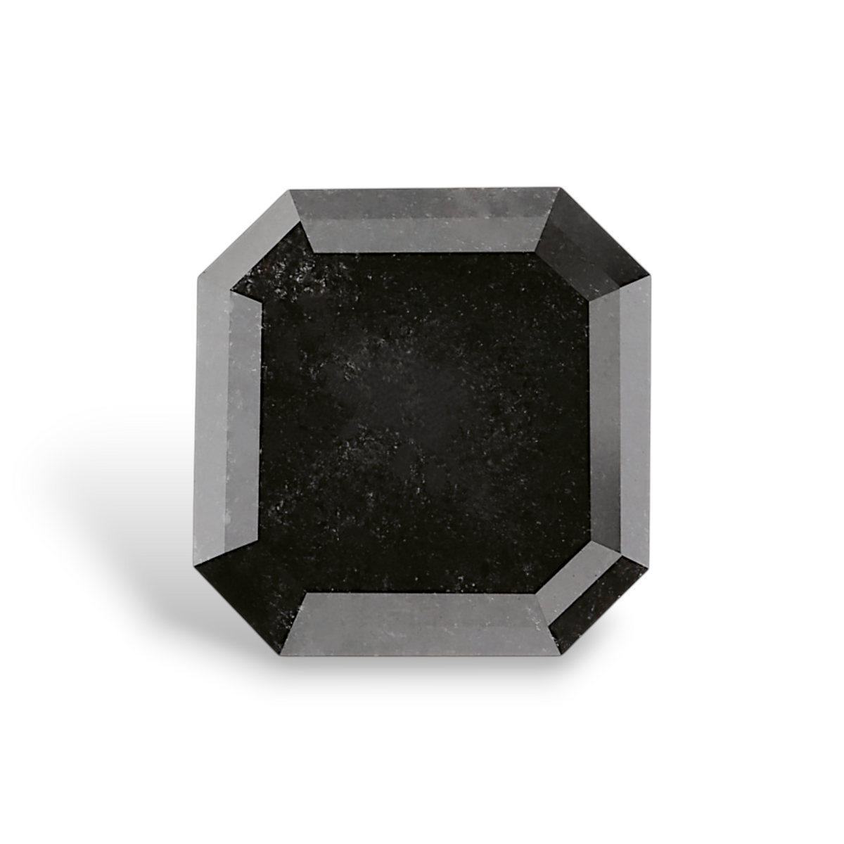 Quadratischer Smaragd-Diamant | 3,64 ct | Fancy Black | GIA | Ref. S774354