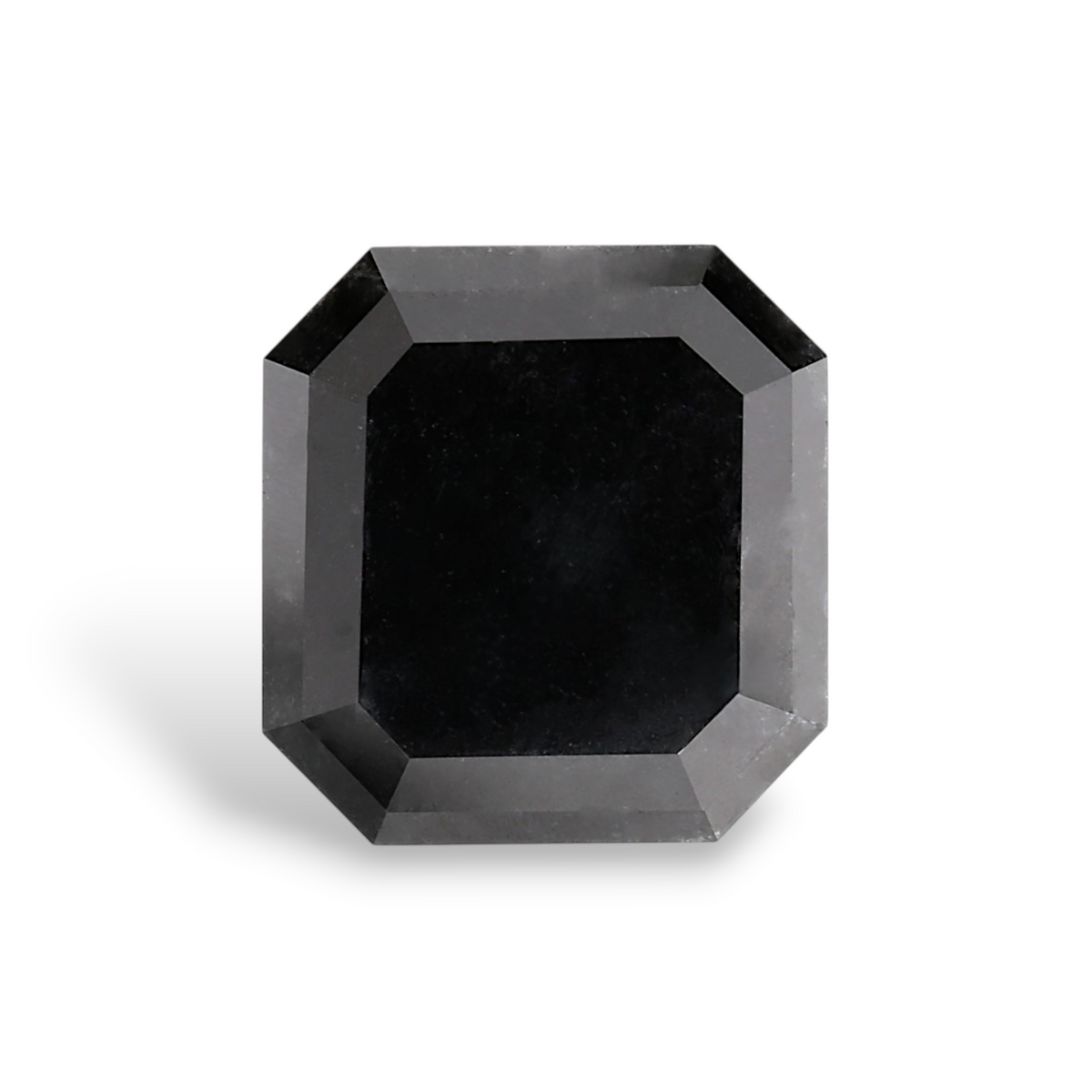 Quadratischer Smaragd-Diamant | 4,6 ct | Fancy Black | GIA | Ref. S983779