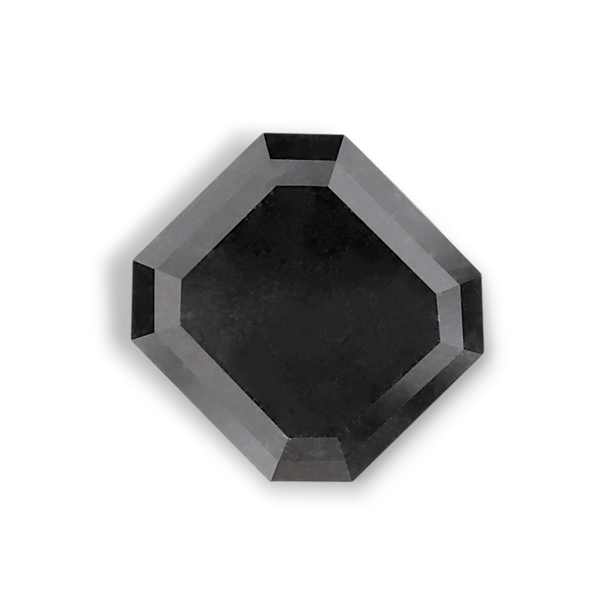 Quadratischer Smaragd-Diamant | 3,08 ct | Fancy Black | GIA | Ref. S199154