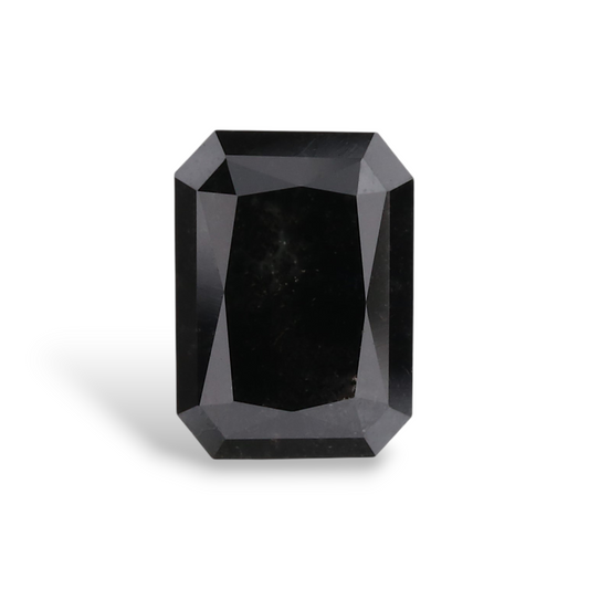1,01 Karat Natürlicher Schwarzer Radiant GIA