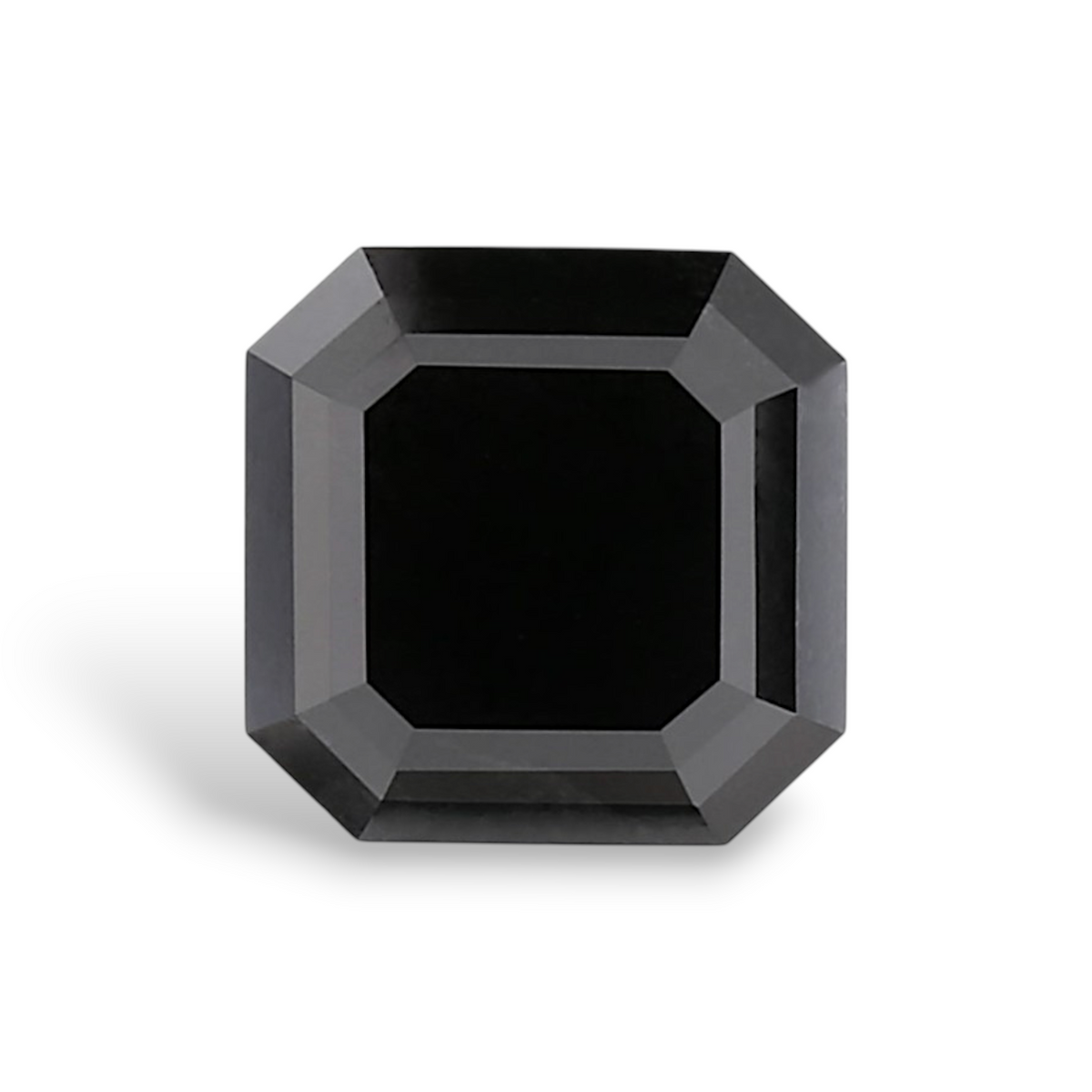 Quadratischer Smaragd-Diamant | 3,46 ct | Fancy Black | GIA | Ref. S122453
