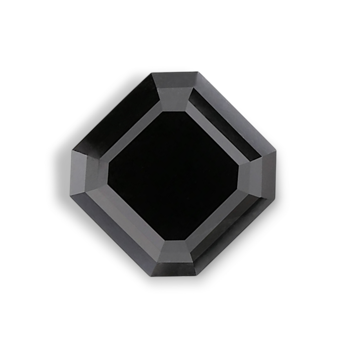Quadratischer Smaragd-Diamant | 3,46 ct | Fancy Black | GIA | Ref. S122453