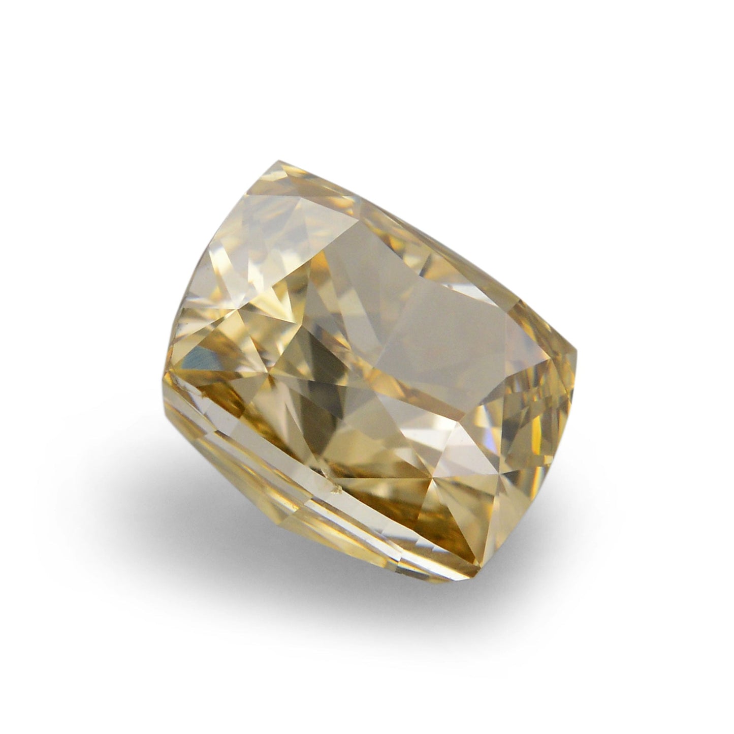 0,73 Karat Fancy Brown Yellow Cushion Diamond VS2 GIA