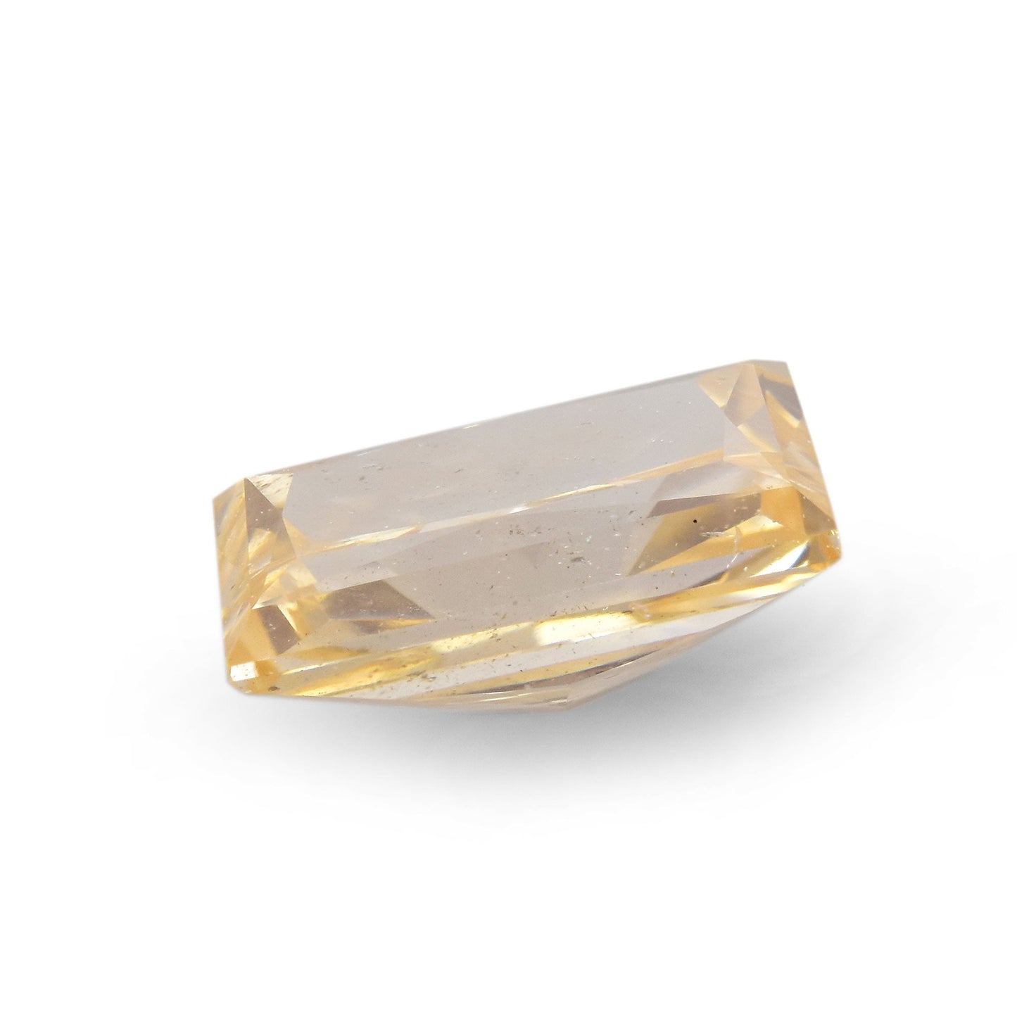 0,43 Karat Fancy Yellowish Orange Princess Diamant (I1) GIA