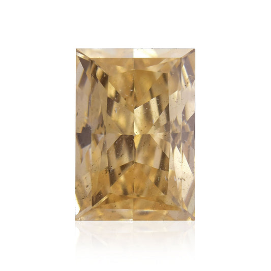 0,43 Karat Fancy Yellowish Orange Princess Diamant (I1) GIA