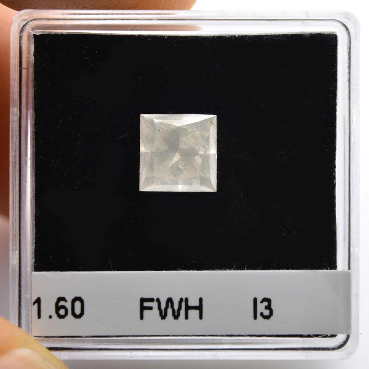 1.60 Carat Fancy White Princess Diamond I3 IGI