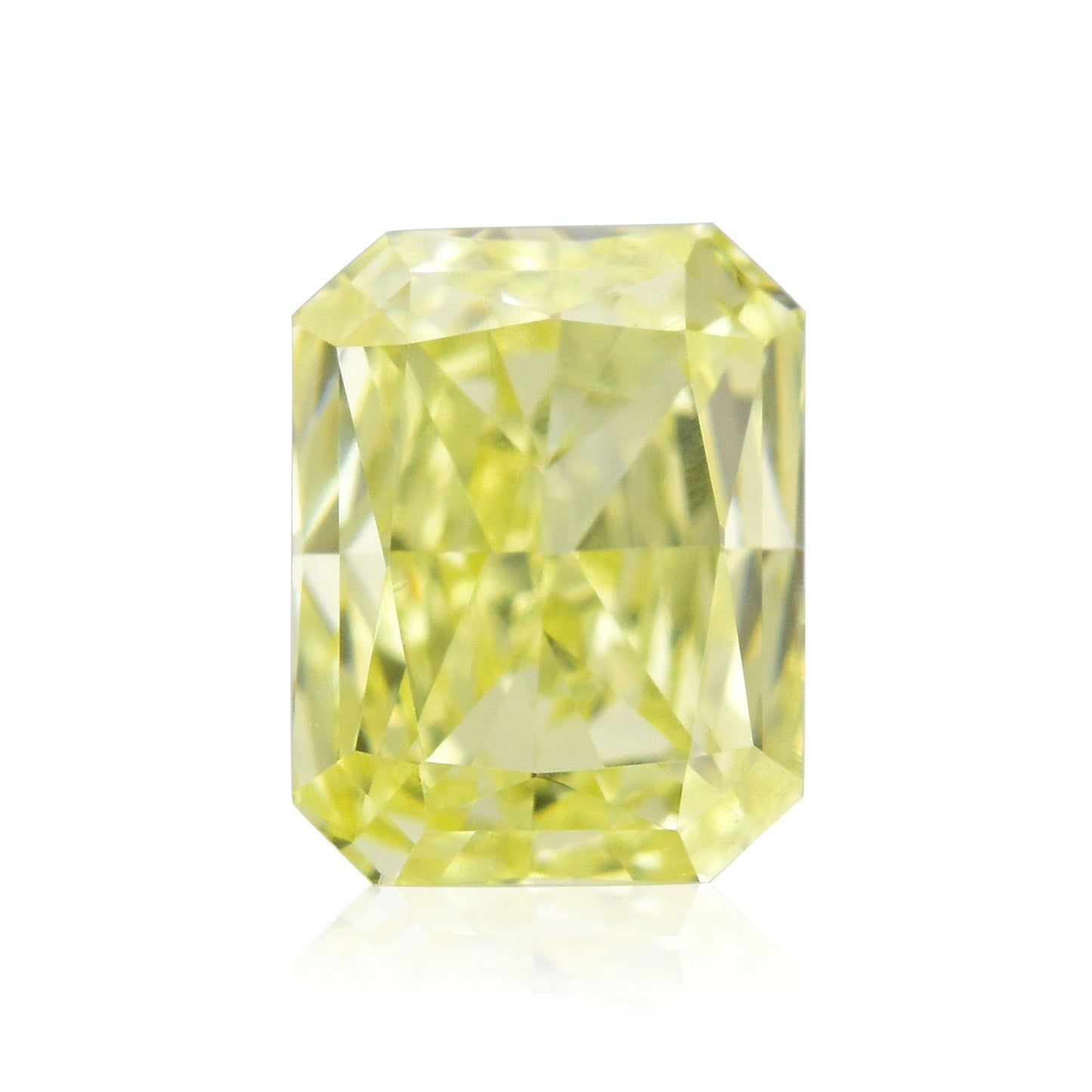0,40 Karat Fancy Light Yellow Radiant Diamant VVS2 GIA