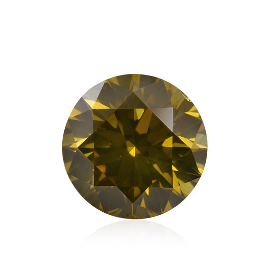 1,40 Karat Fancy Deep Brownish Yellow Brillant (SI1) GIA