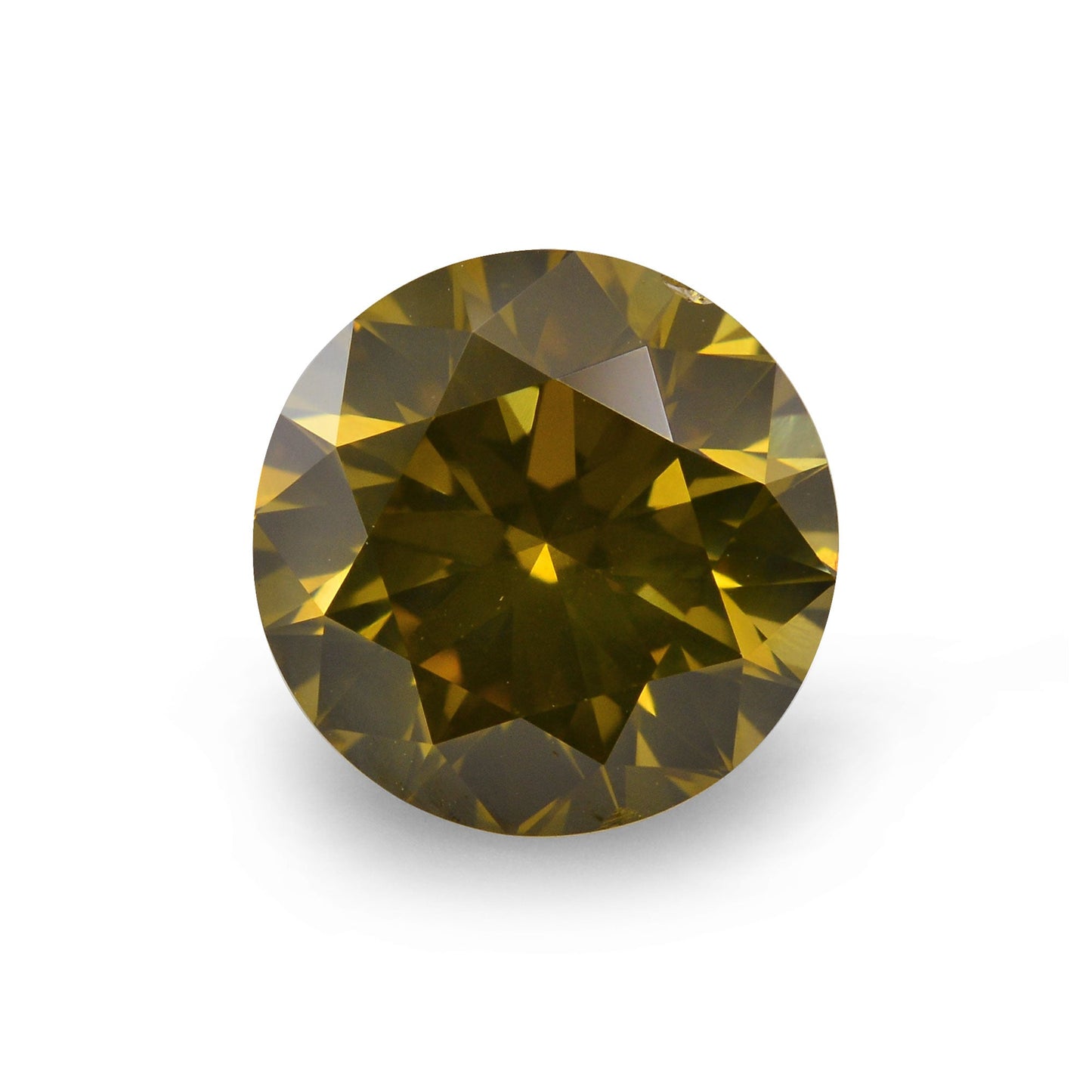 1,40 Karat Fancy Deep Brownish Yellow Brillant (SI1) GIA
