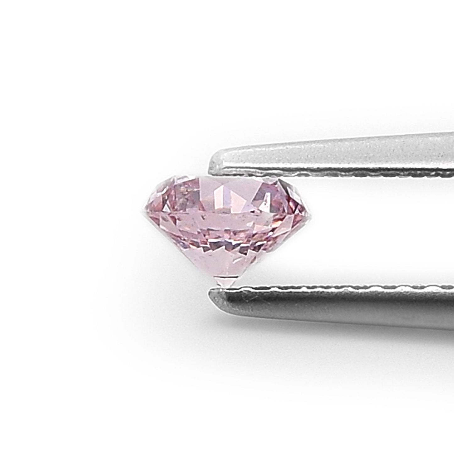0,59 Karat Fancy Intense Purplish Pink Runder Diamant SI2 GIA