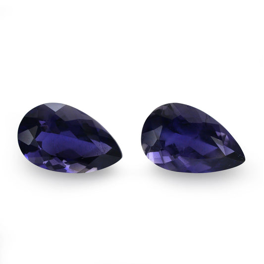 5,82 Karat violetter Birnen-Iolith