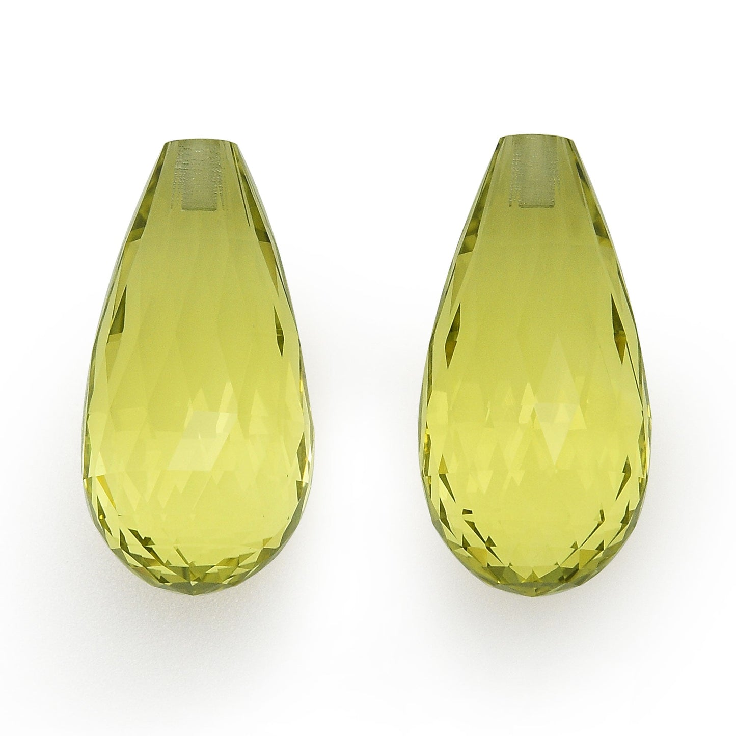 19,65 Karat gelber Briolette-Citrin