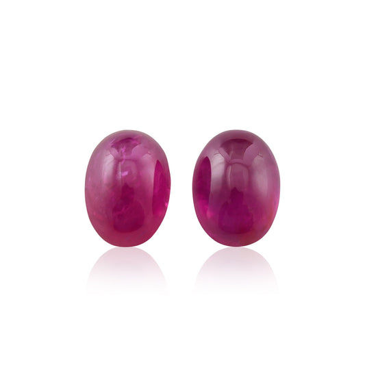 3,45 Karat roter ovaler Rubin