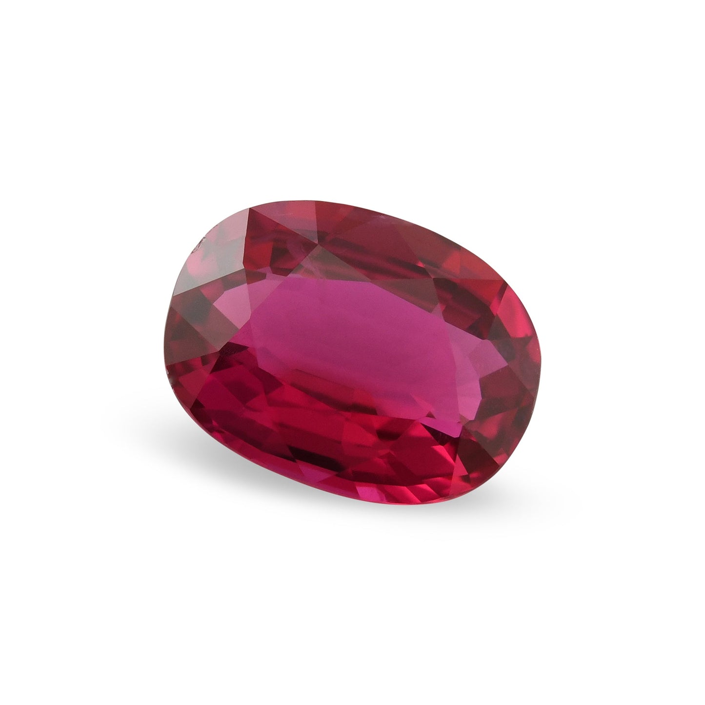 2,06 Karat roter ovaler Rubin aus Mosambik (GRS)