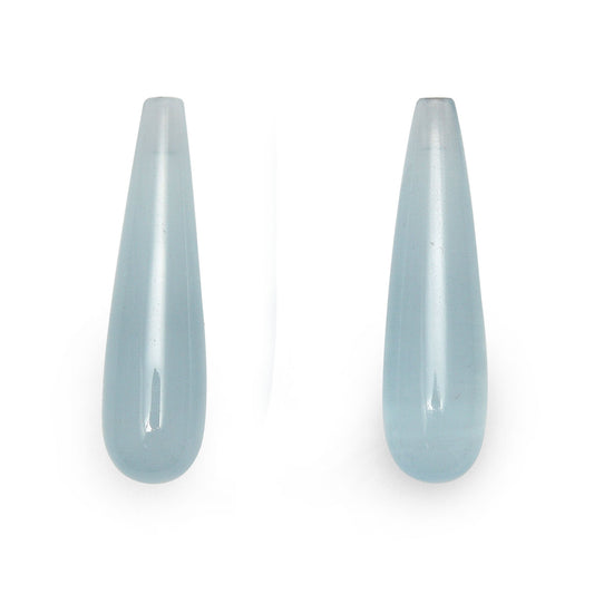 13,29 Karat blauer Birnen-Aquamarin