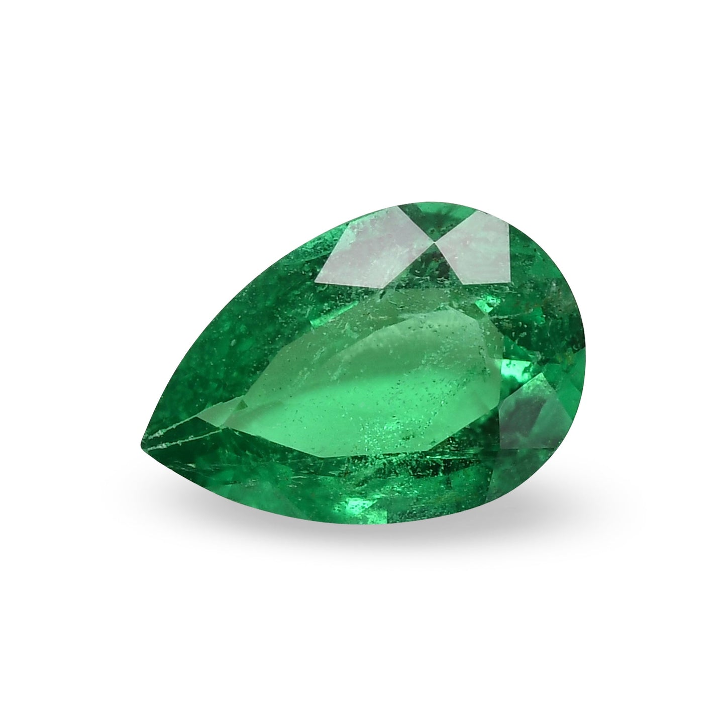 0,30 Karat grüner Birnen-Smaragd