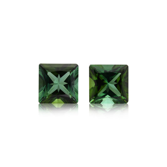 4.33 Carat Green Radiant Tourmaline