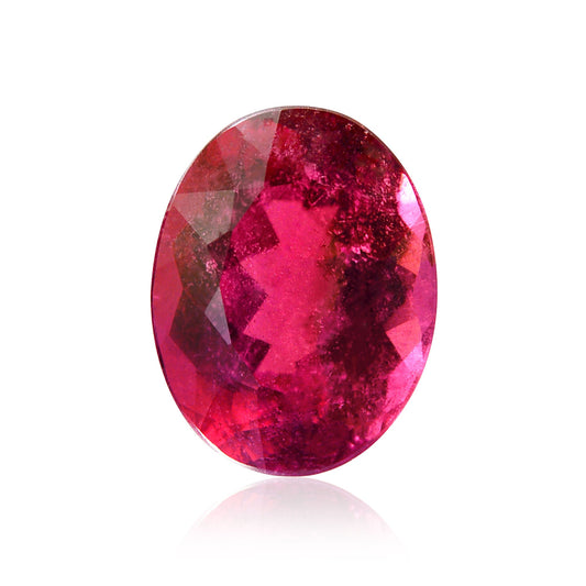 3,75 Karat roter ovaler Rubellit