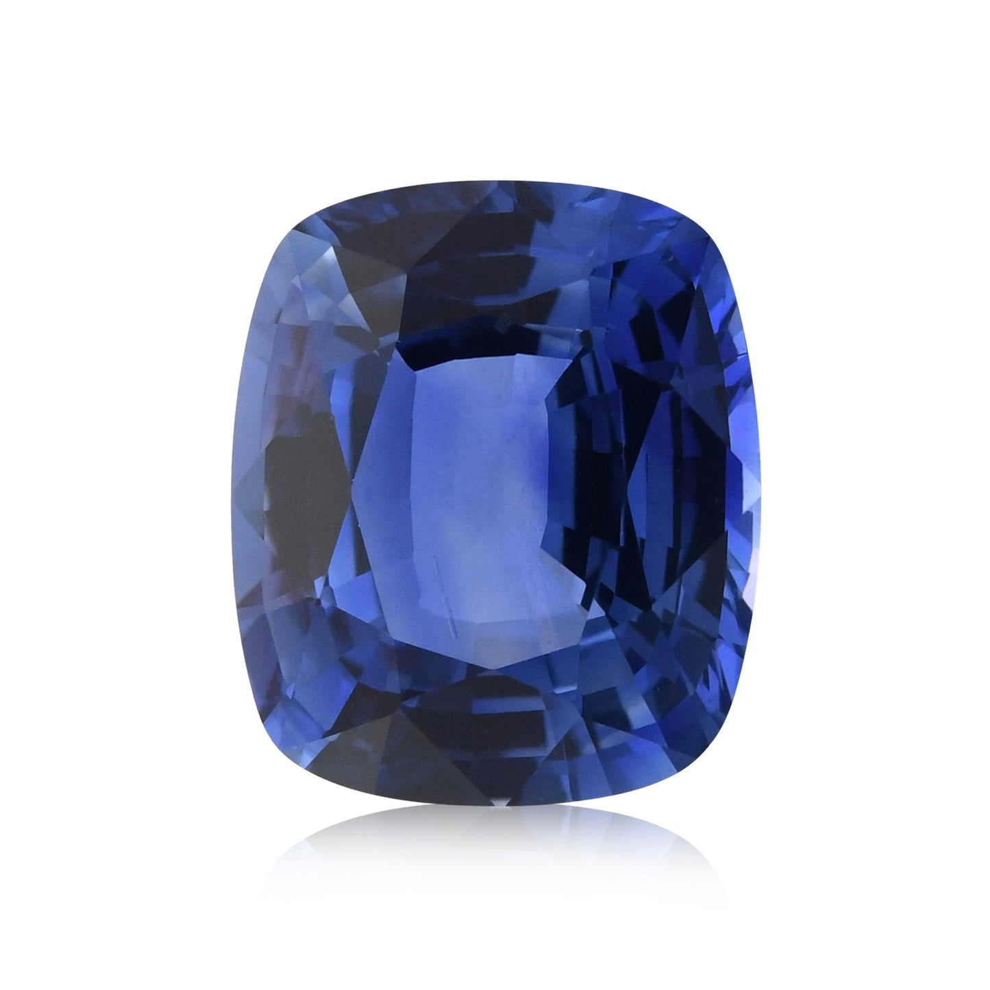 3,06 Karat blauer Kissen-Saphir aus Sri Lanka (Lotus)