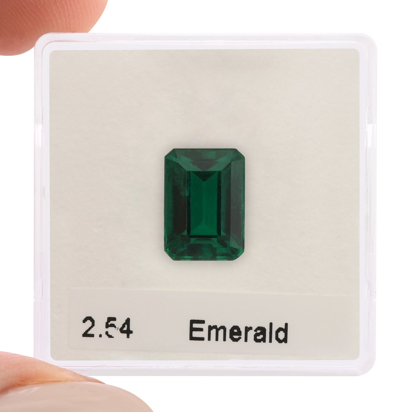 2,54 Karat Grüner Kolumbien-Smaragd Smaragd Gubelin