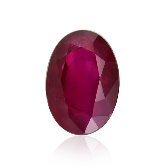 1,05 Karat roter ovaler Rubin