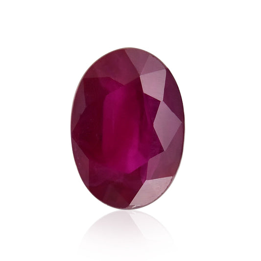 1,09 Karat roter ovaler Rubin