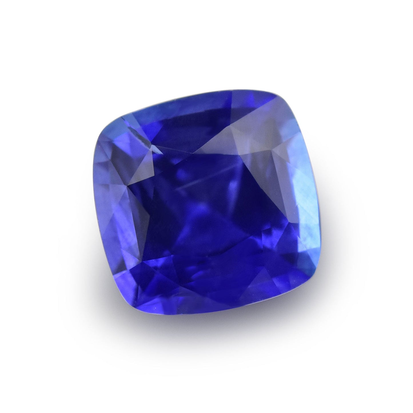 1,11 Karat blauer Kissen-Saphir