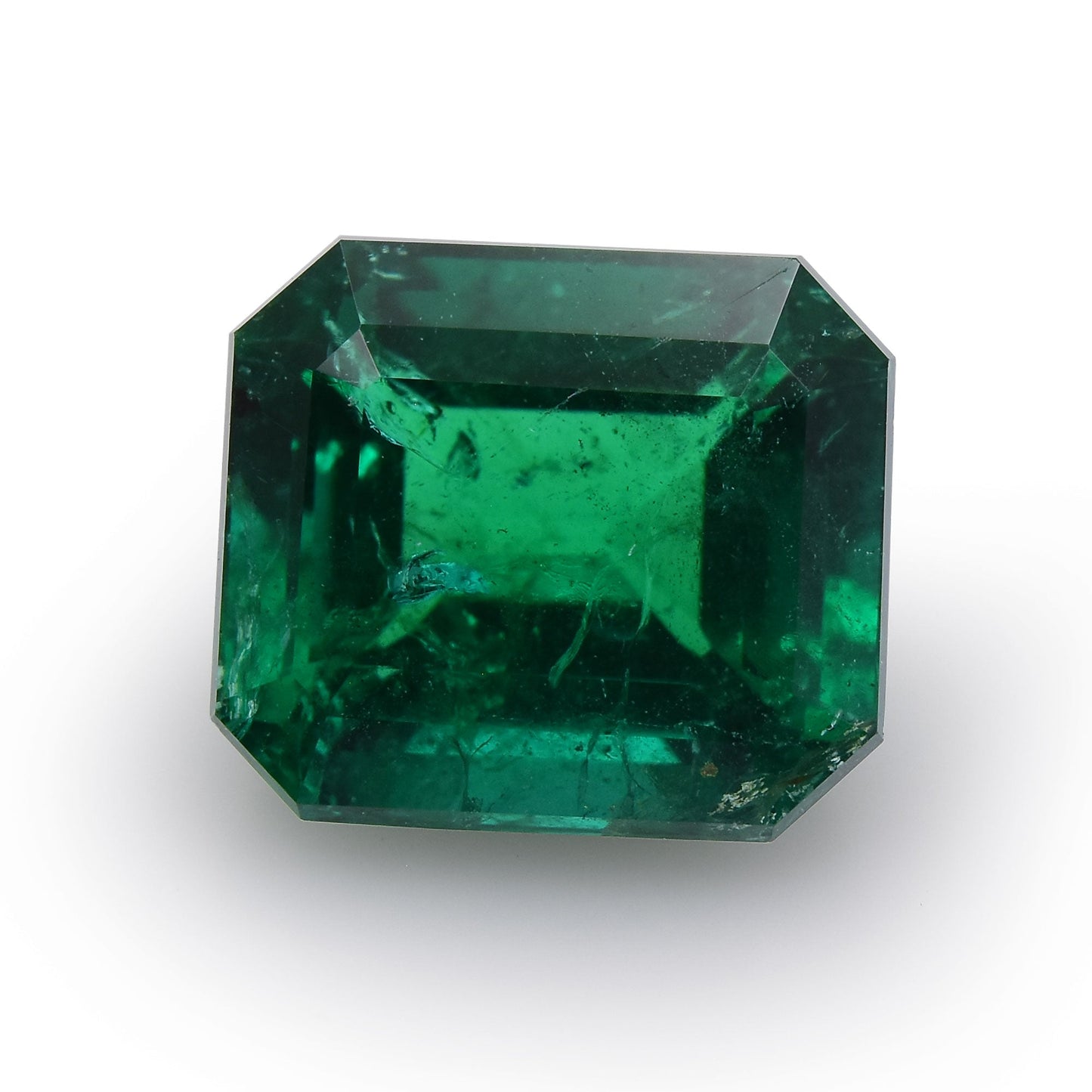 4,26 Karat Grüner Zambian Radiant Emerald GWLAB
