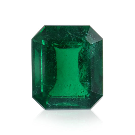 2,97 Karat Grüner Zambian Radiant Emerald GWLAB