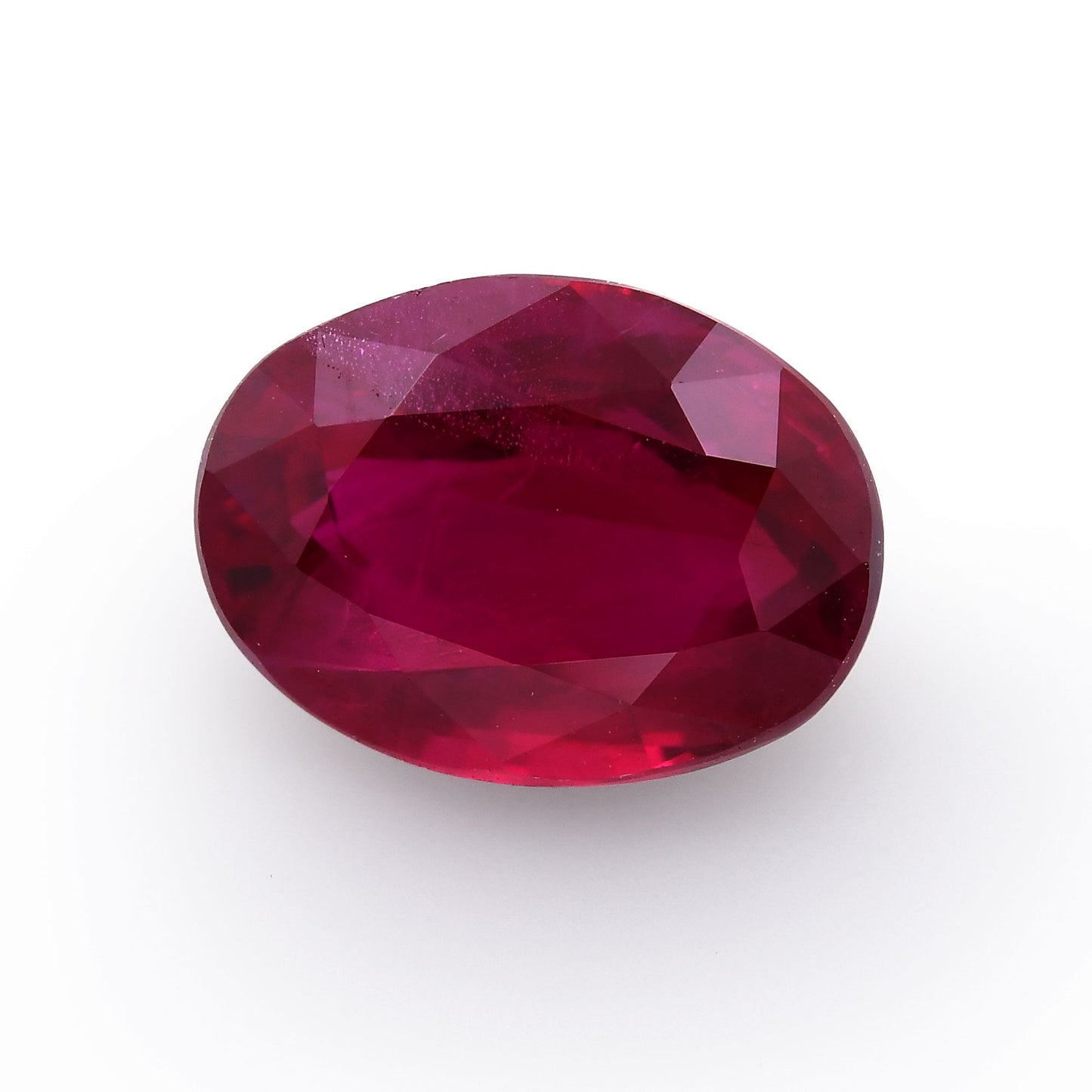 2,05 Karat roter burmesischer ovaler Rubin GRS